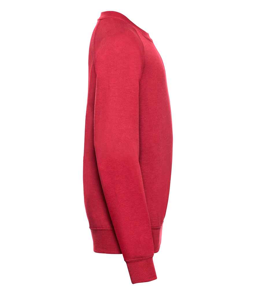 Russell Schoolgear Kids Raglan Sweatshirt in by Russell — Custom branded clothing by Print Press, featuring premium embroidery produced in our specialist print lab in the UK.