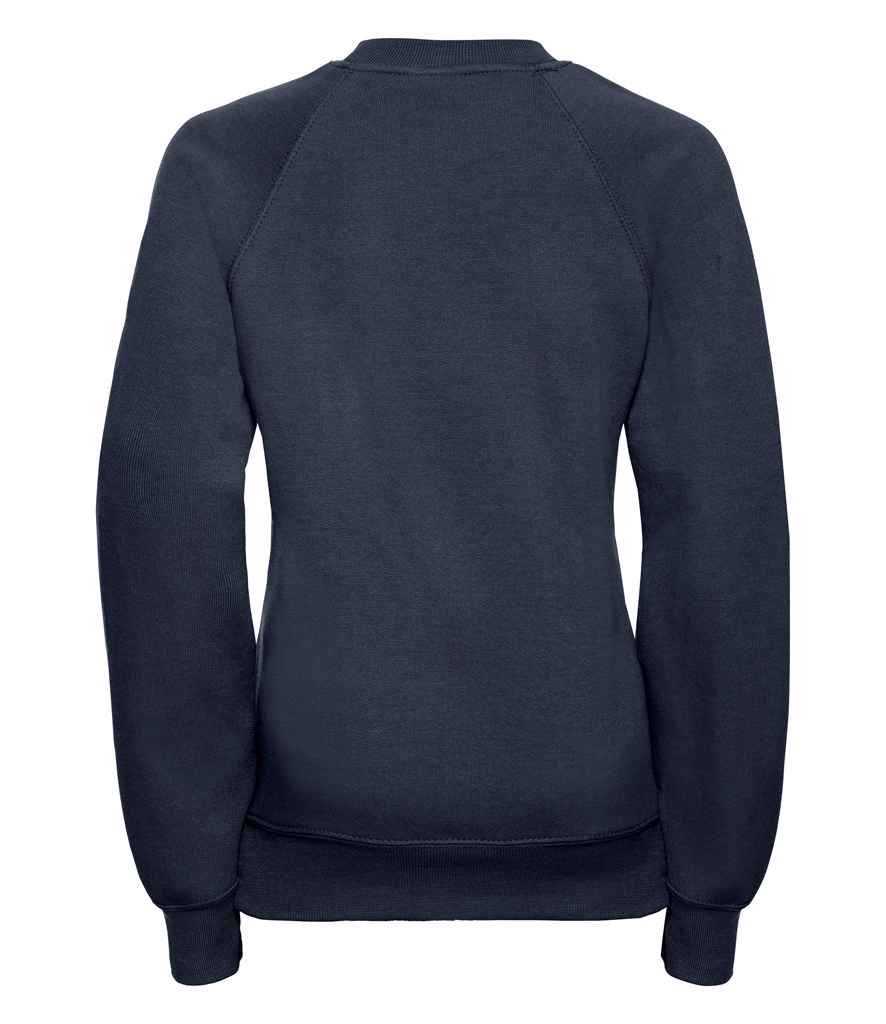 Russell Schoolgear Kids Raglan Sweatshirt in by Russell — Custom branded clothing by Print Press, featuring premium embroidery produced in our specialist print lab in the UK.