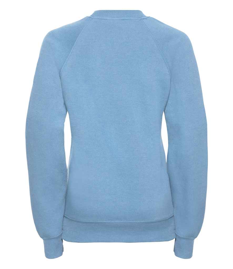 Russell Schoolgear Kids Raglan Sweatshirt in by Russell — Custom branded clothing by Print Press, featuring premium embroidery produced in our specialist print lab in the UK.