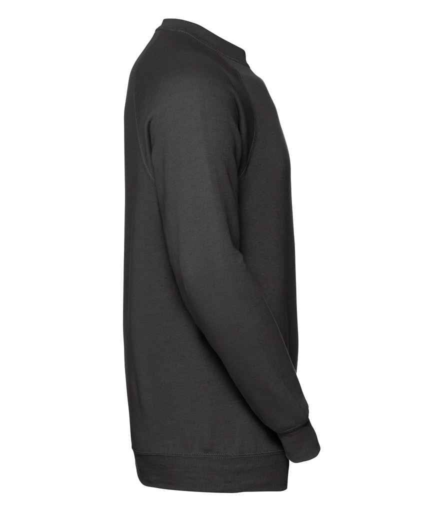 Russell Raglan Sweatshirt in by Russell — Custom branded clothing by Print Press, featuring premium embroidery produced in our specialist print lab in the UK.