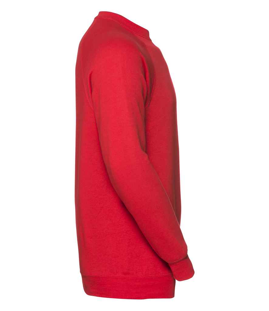Russell Raglan Sweatshirt in by Russell — Custom branded clothing by Print Press, featuring premium embroidery produced in our specialist print lab in the UK.