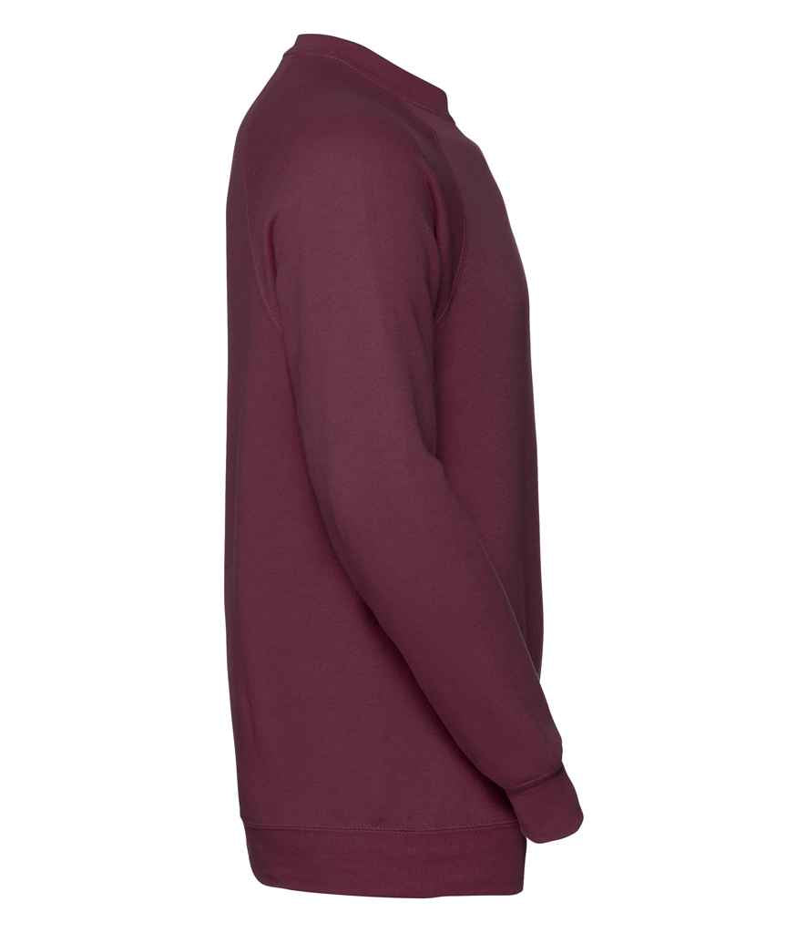 Russell Raglan Sweatshirt in by Russell — Custom branded clothing by Print Press, featuring premium embroidery produced in our specialist print lab in the UK.