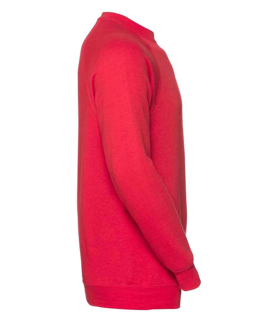 Russell Raglan Sweatshirt in by Russell — Custom branded clothing by Print Press, featuring premium embroidery produced in our specialist print lab in the UK.
