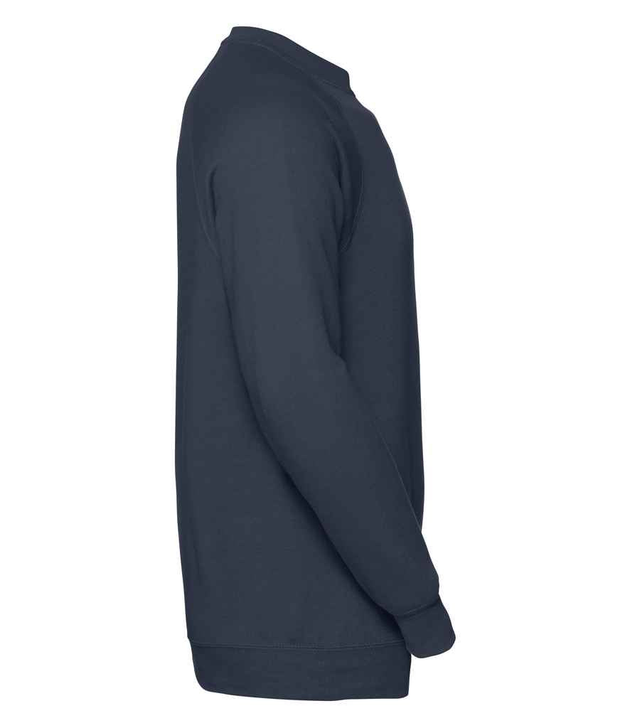 Russell Raglan Sweatshirt in by Russell — Custom branded clothing by Print Press, featuring premium embroidery produced in our specialist print lab in the UK.