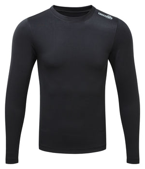Tuffstuff Basewear Long Sleeve T-Shirt in BLACK by TUFFSTUFF — Custom branded clothing by Print Press, featuring premium embroidery produced in our specialist print lab in the UK.