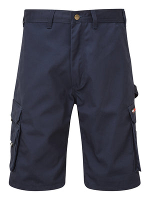 Tuffstuff Pro Work Short in NAVY BLUE by TUFFSTUFF — Custom branded clothing by Print Press, featuring premium embroidery produced in our specialist print lab in the UK.