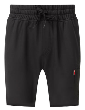 Tuffstuff Hyperflex Short in BLACK by TUFFSTUFF — Custom branded clothing by Print Press, featuring premium embroidery produced in our specialist print lab in the UK.