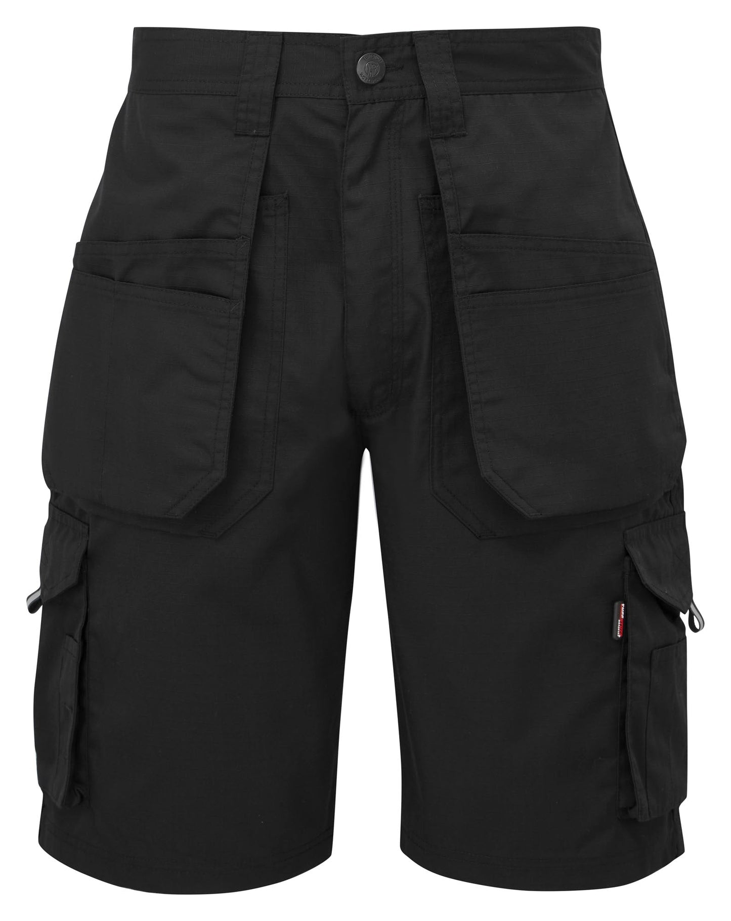 Tuffstuff Enduro Work Short in BLACK by TUFFSTUFF — Custom branded clothing by Print Press, featuring premium embroidery produced in our specialist print lab in the UK.