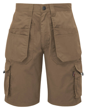 Tuffstuff Enduro Work Short in SAND by TUFFSTUFF — Custom branded clothing by Print Press, featuring premium embroidery produced in our specialist print lab in the UK.