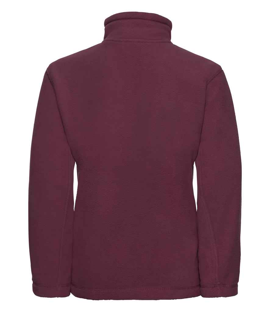 Russell Schoolgear Kids Outdoor Fleece Jacket in by Russell — Custom branded clothing by Print Press, featuring premium embroidery produced in our specialist print lab in the UK.