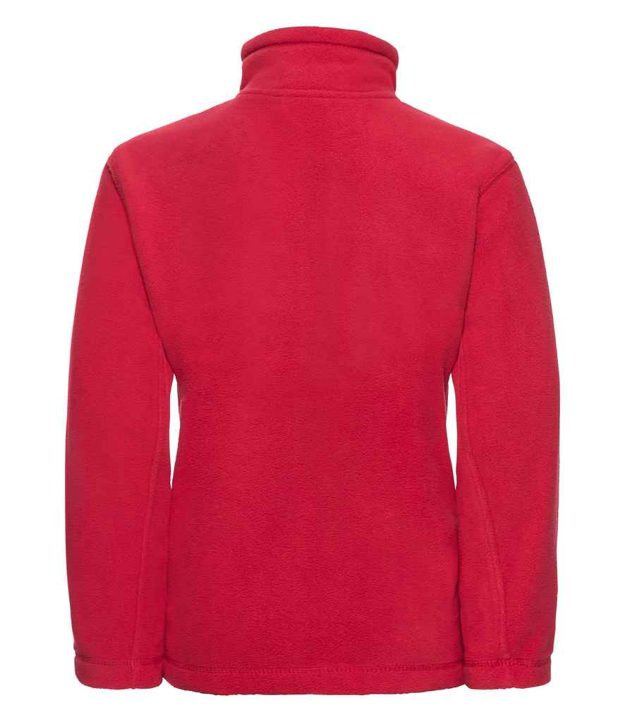Russell Schoolgear Kids Outdoor Fleece Jacket in by Russell — Custom branded clothing by Print Press, featuring premium embroidery produced in our specialist print lab in the UK.