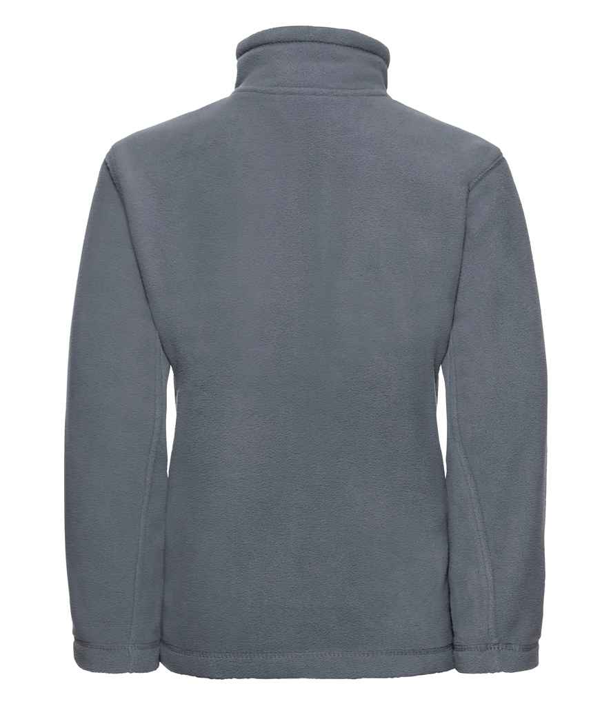 Russell Schoolgear Kids Outdoor Fleece Jacket in by Russell — Custom branded clothing by Print Press, featuring premium embroidery produced in our specialist print lab in the UK.