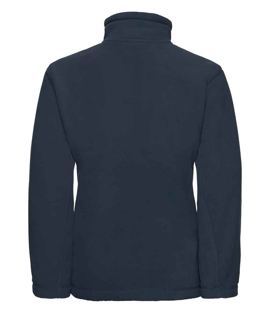 Russell Schoolgear Kids Outdoor Fleece Jacket in by Russell — Custom branded clothing by Print Press, featuring premium embroidery produced in our specialist print lab in the UK.