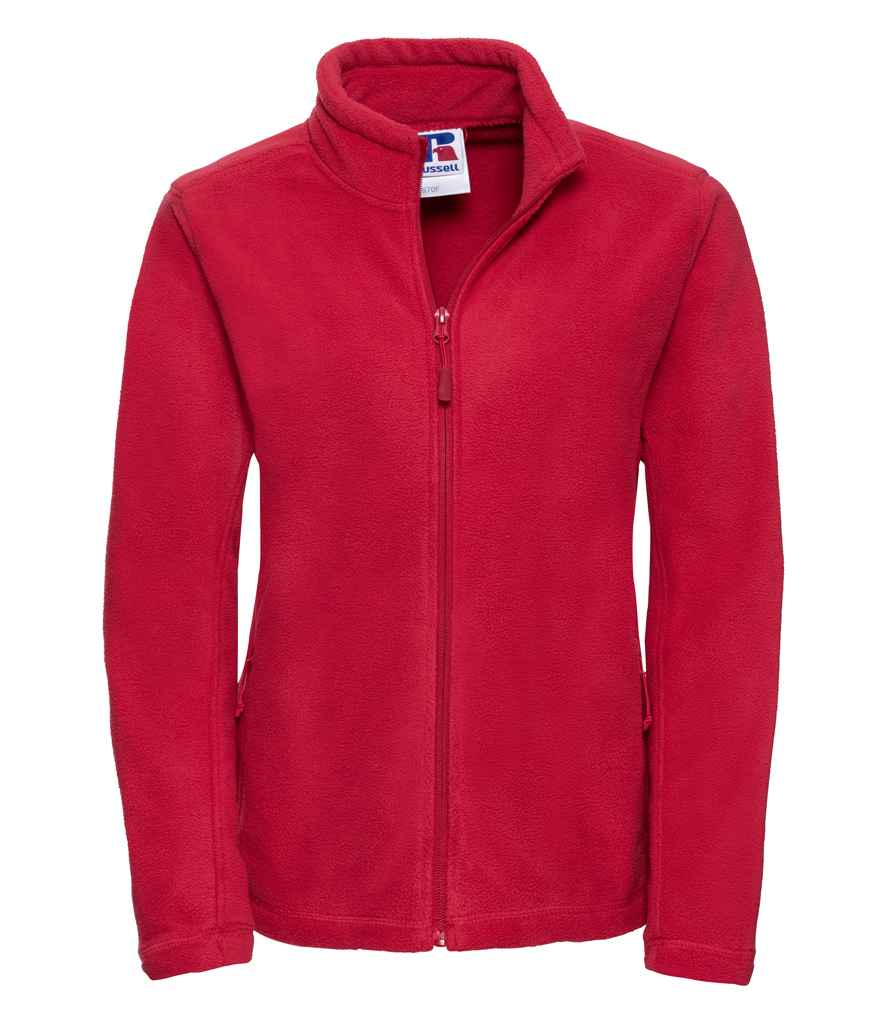 Russell Ladies Outdoor Fleece in Classic Red by Russell — Custom branded clothing by Print Press, featuring premium embroidery produced in our specialist print lab in the UK.
