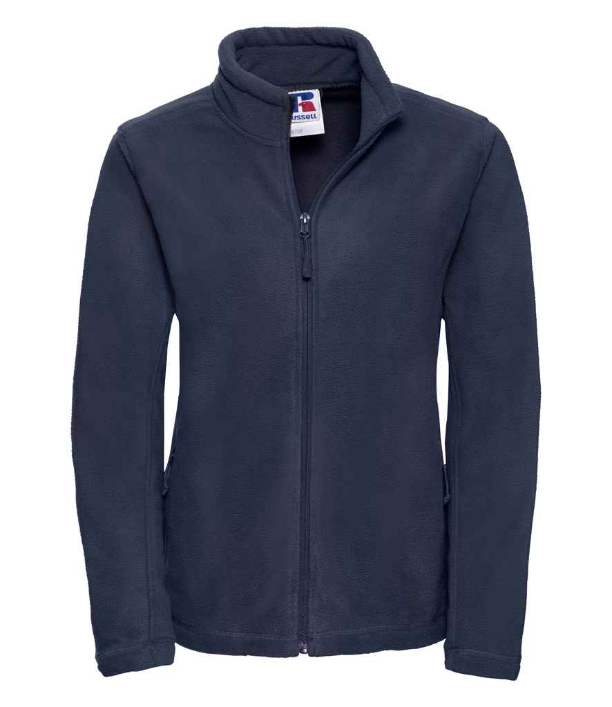 Russell Ladies Outdoor Fleece in French Navy by Russell — Custom branded clothing by Print Press, featuring premium embroidery produced in our specialist print lab in the UK.