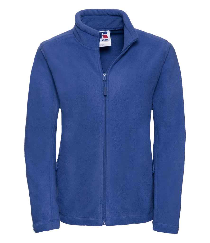 Russell Ladies Outdoor Fleece in Royal Blue by Russell — Custom branded clothing by Print Press, featuring premium embroidery produced in our specialist print lab in the UK.