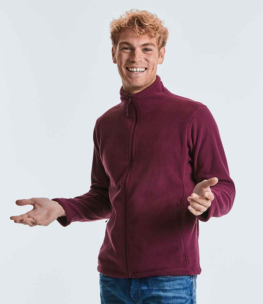 Russell Outdoor Fleece Jacket in by Russell — Custom branded clothing by Print Press, featuring premium embroidery produced in our specialist print lab in the UK.