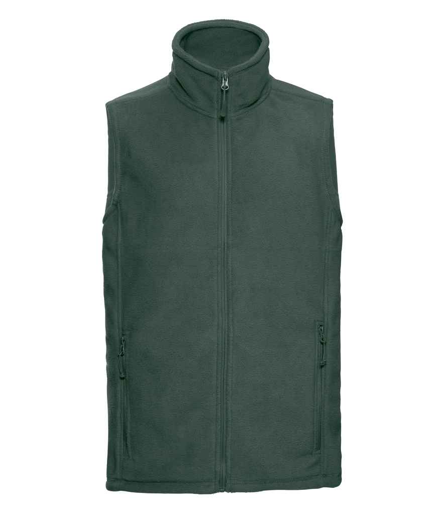 Russell Outdoor Fleece Gilet in by Russell — Custom branded clothing by Print Press, featuring premium embroidery produced in our specialist print lab in the UK.