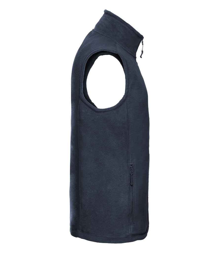 Russell Outdoor Fleece Gilet in by Russell — Custom branded clothing by Print Press, featuring premium embroidery produced in our specialist print lab in the UK.