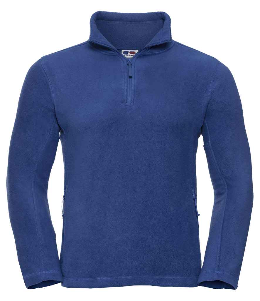 Russell Zip Neck Outdoor Fleece in by Russell — Custom branded clothing by Print Press, featuring premium embroidery produced in our specialist print lab in the UK.