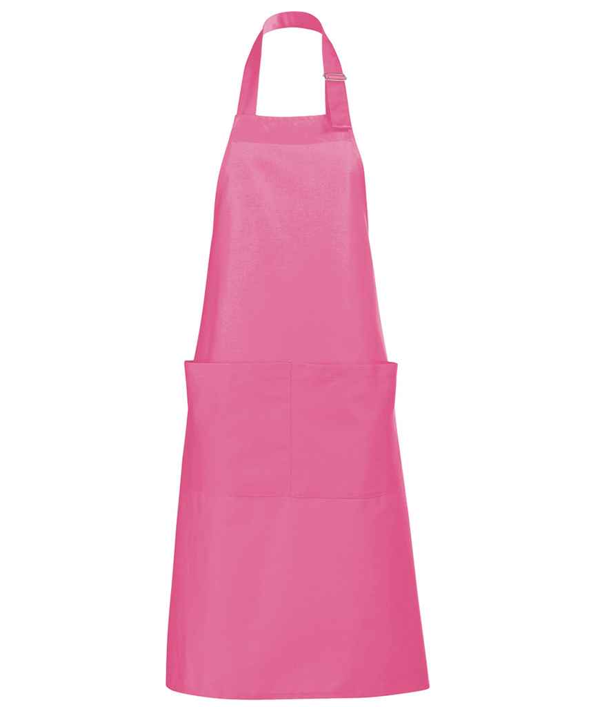 SOL'S Gala Long Bib Apron in ONE Orchid Pink by SOL'S — Custom branded clothing by Print Press, featuring premium embroidery produced in our specialist print lab in the UK.