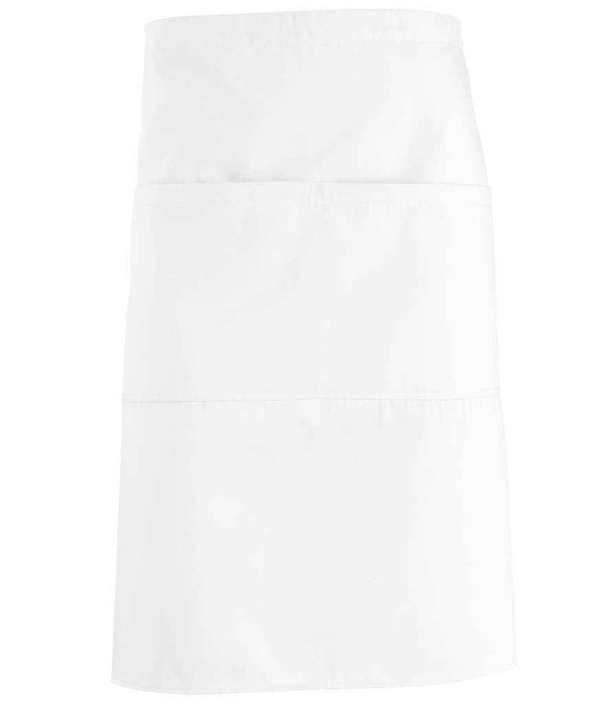 SOL'S Greenwich Apron in ONE White by SOL'S — Custom branded clothing by Print Press, featuring premium embroidery produced in our specialist print lab in the UK.