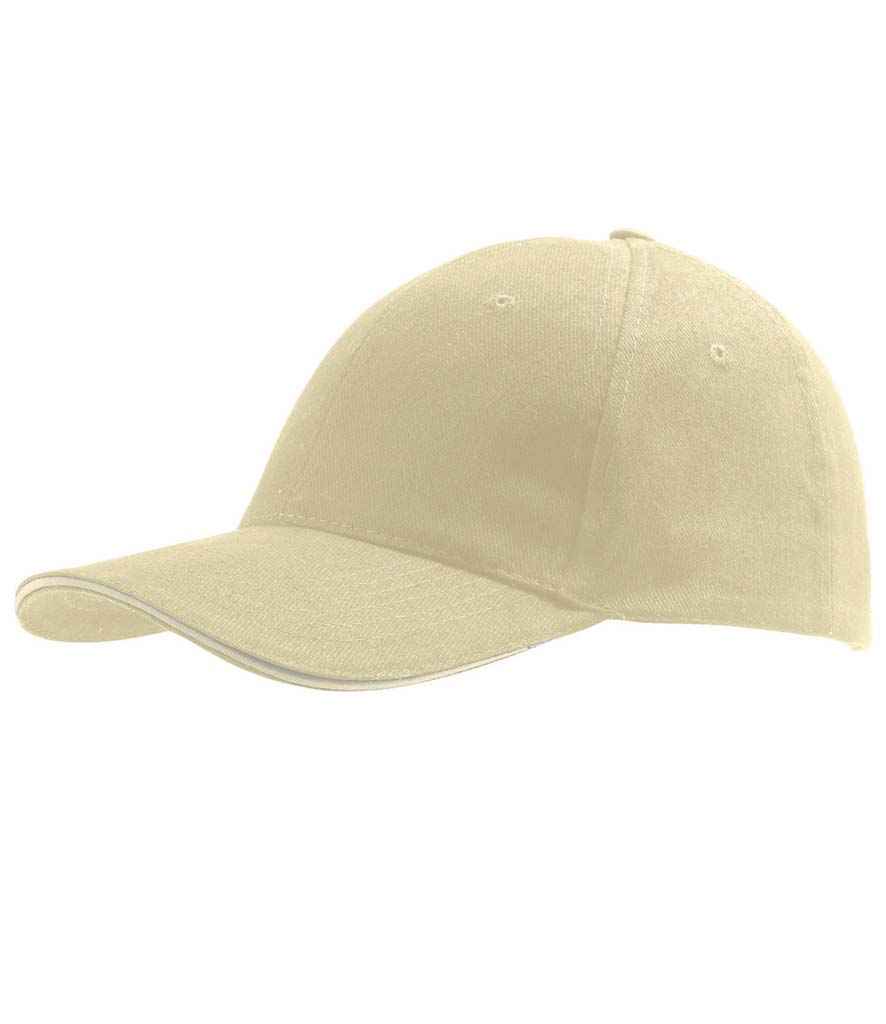 SOL'S Buffalo Cap in ONE Beige by SOL'S — Custom branded clothing by Print Press, featuring premium embroidery produced in our specialist print lab in the UK.