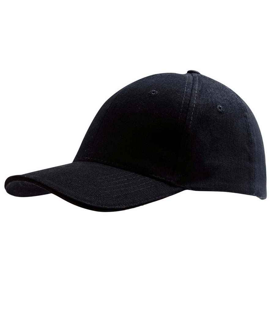 SOL'S Buffalo Cap in ONE Black by SOL'S — Custom branded clothing by Print Press, featuring premium embroidery produced in our specialist print lab in the UK.