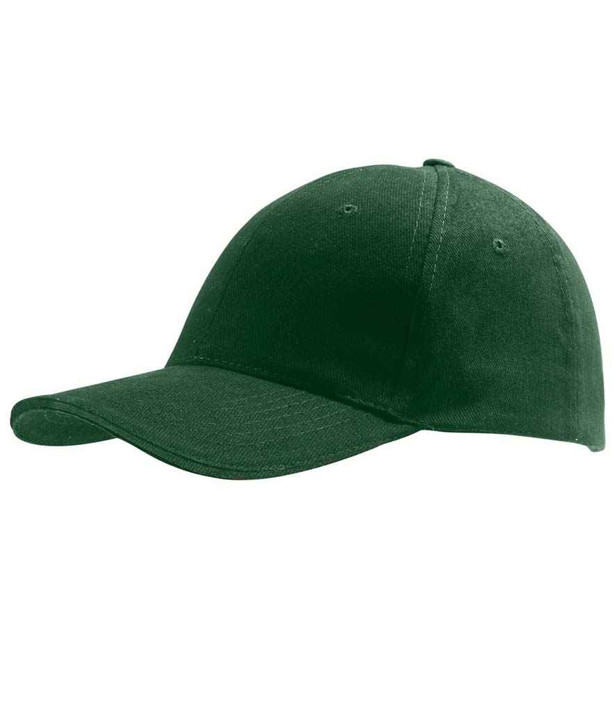 SOL'S Buffalo Cap in ONE Bottle Green by SOL'S — Custom branded clothing by Print Press, featuring premium embroidery produced in our specialist print lab in the UK.