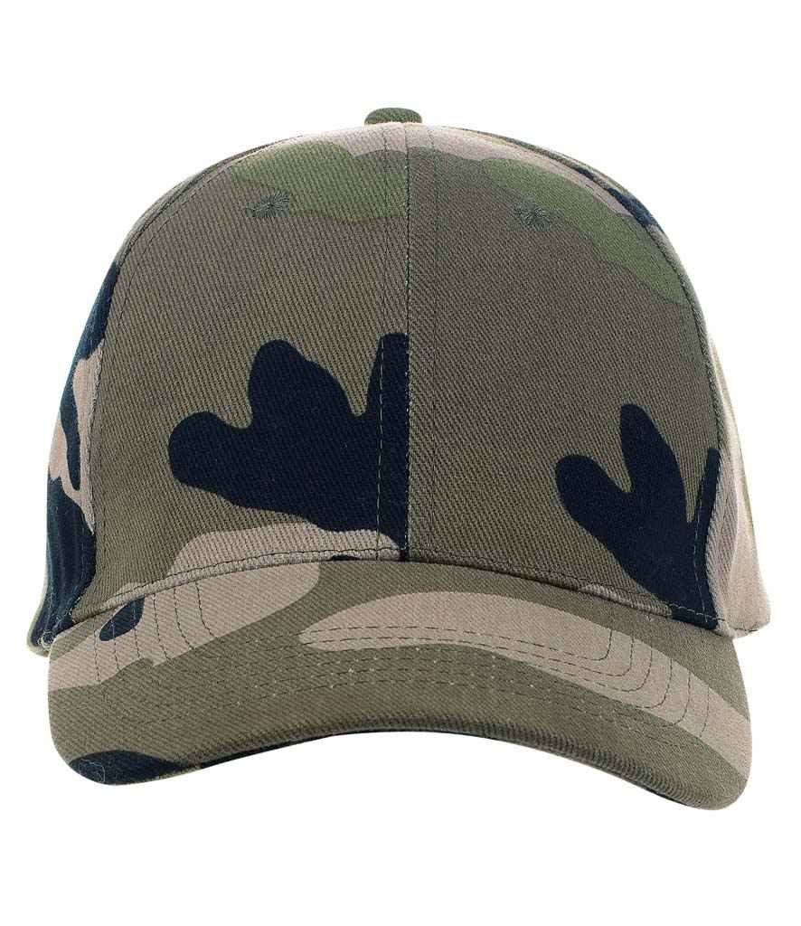 SOL'S Buffalo Cap in ONE Camouflage by SOL'S — Custom branded clothing by Print Press, featuring premium embroidery produced in our specialist print lab in the UK.