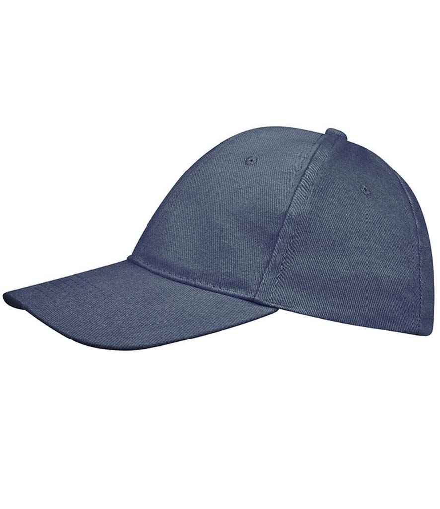 SOL'S Buffalo Cap in ONE Denim by SOL'S — Custom branded clothing by Print Press, featuring premium embroidery produced in our specialist print lab in the UK.
