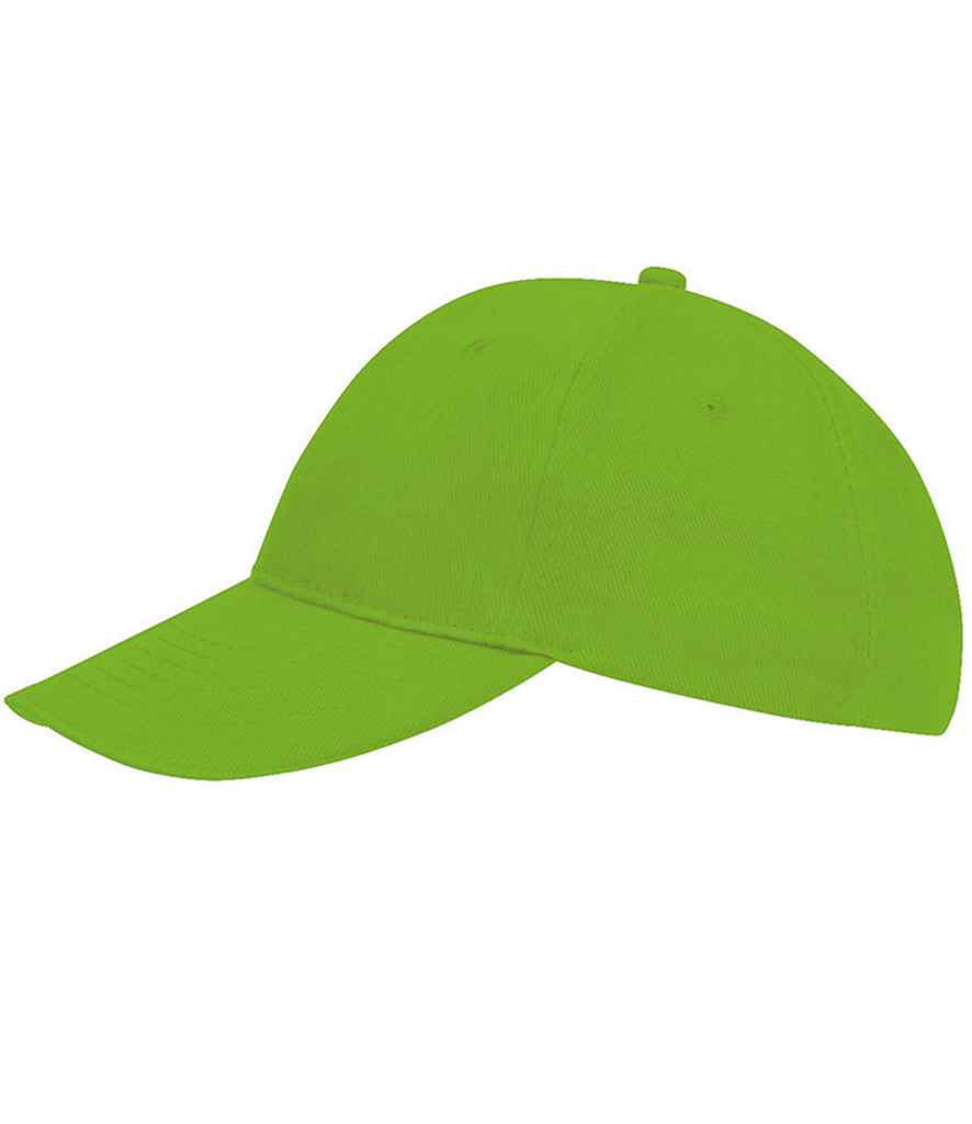 SOL'S Buffalo Cap in ONE Lime Green by SOL'S — Custom branded clothing by Print Press, featuring premium embroidery produced in our specialist print lab in the UK.