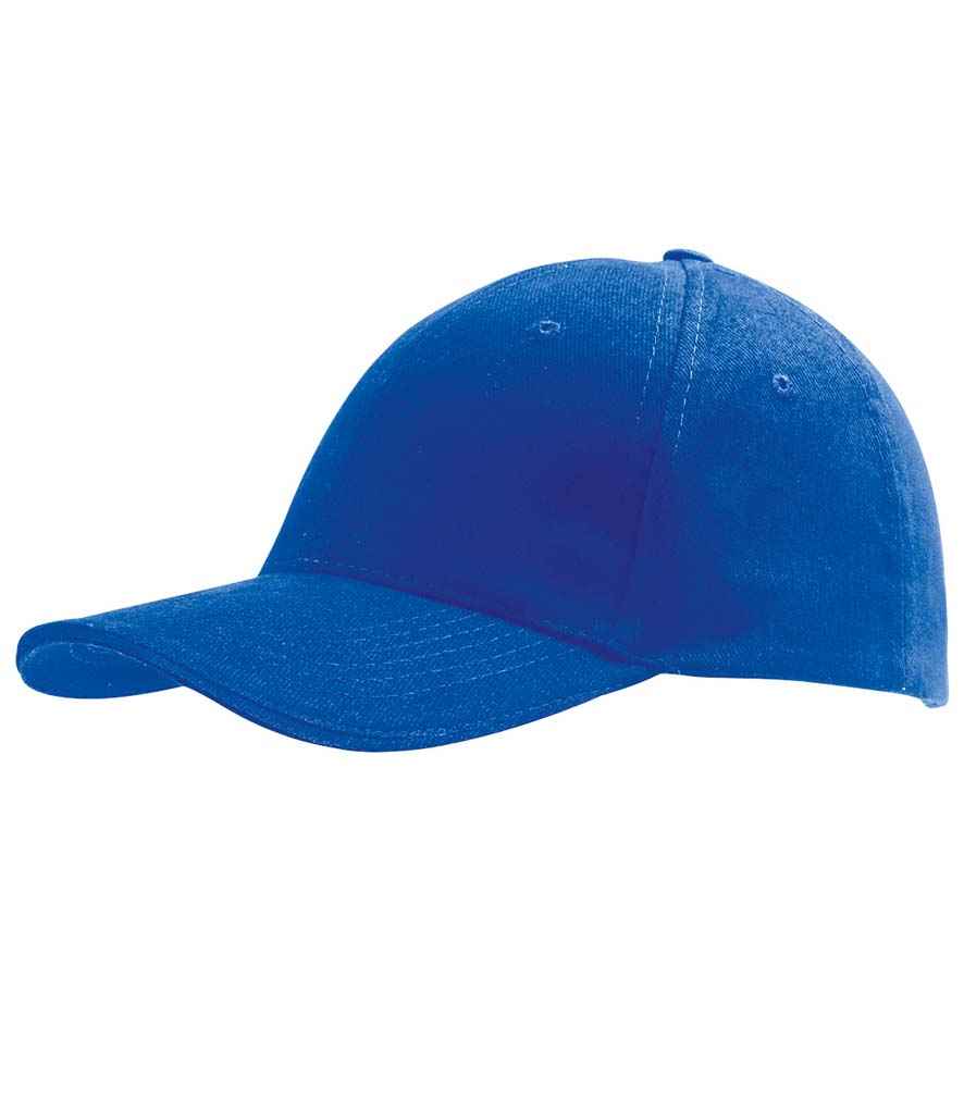 SOL'S Buffalo Cap in ONE Royal Blue by SOL'S — Custom branded clothing by Print Press, featuring premium embroidery produced in our specialist print lab in the UK.