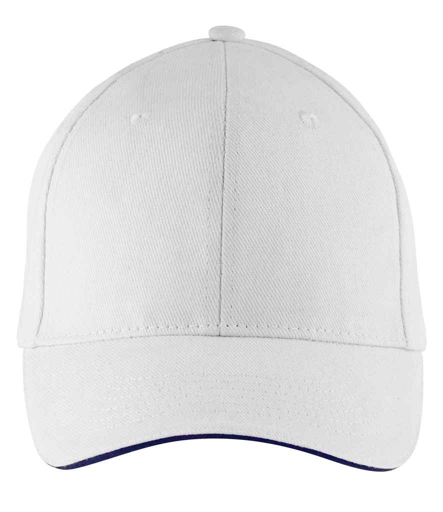 SOL'S Buffalo Cap in ONE White Navy by SOL'S — Custom branded clothing by Print Press, featuring premium embroidery produced in our specialist print lab in the UK.