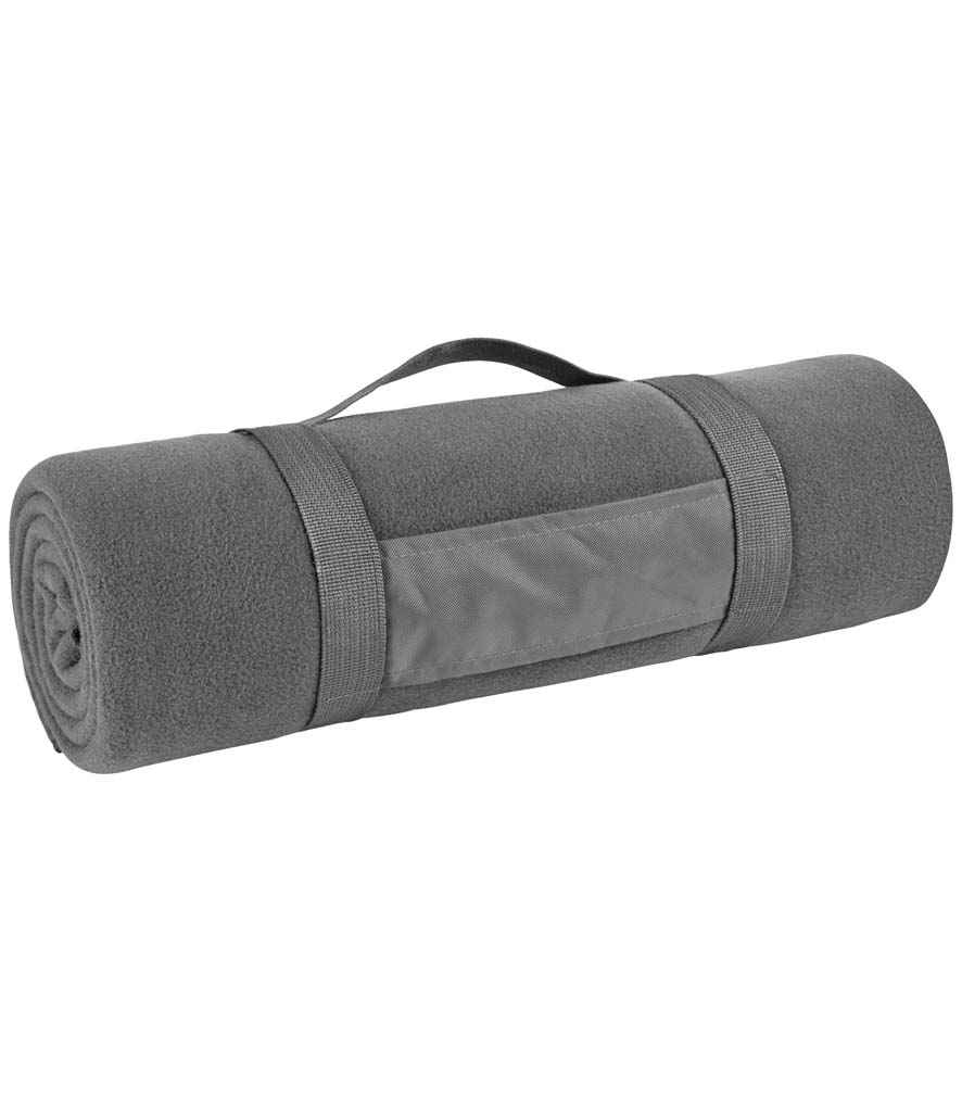 SOL'S Plaid Fleece Blanket in ONE Charcoal by SOL'S — Custom branded clothing by Print Press, featuring premium embroidery produced in our specialist print lab in the UK.