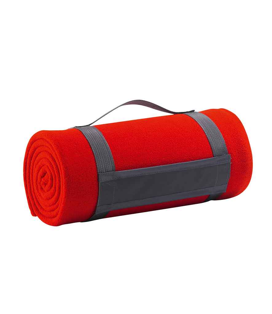 SOL'S Plaid Fleece Blanket in ONE Red by SOL'S — Custom branded clothing by Print Press, featuring premium embroidery produced in our specialist print lab in the UK.