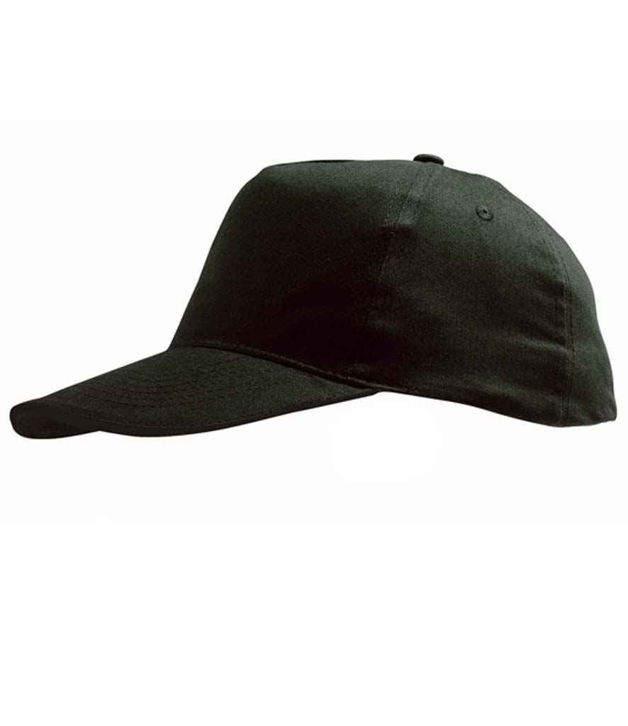 SOL'S Sunny Cap in ONE Black by SOL'S — Custom branded clothing by Print Press, featuring premium embroidery produced in our specialist print lab in the UK.