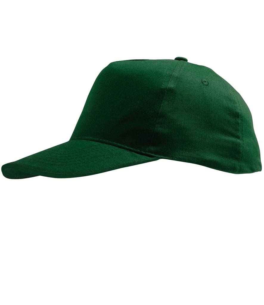 SOL'S Sunny Cap in ONE Bottle Green by SOL'S — Custom branded clothing by Print Press, featuring premium embroidery produced in our specialist print lab in the UK.