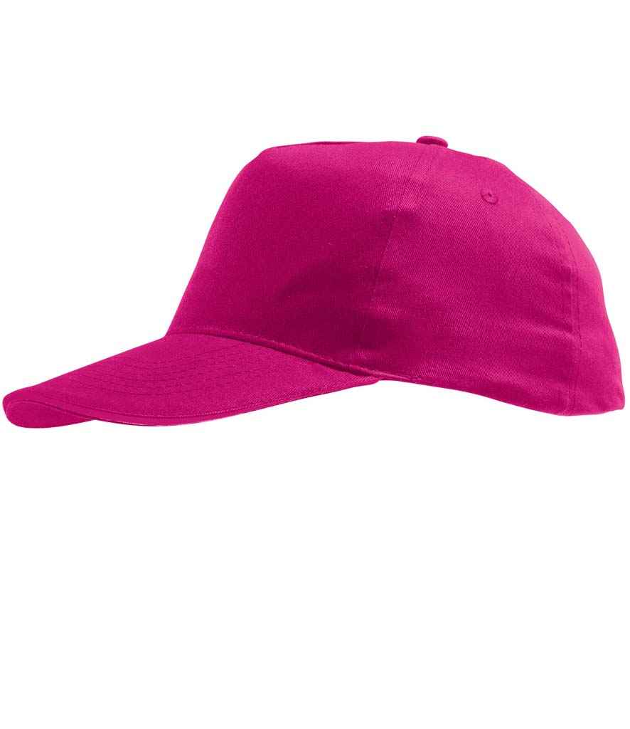SOL'S Sunny Cap in ONE Fuchsia by SOL'S — Custom branded clothing by Print Press, featuring premium embroidery produced in our specialist print lab in the UK.