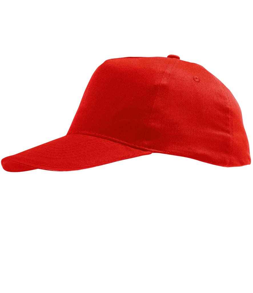 SOL'S Sunny Cap in ONE Red by SOL'S — Custom branded clothing by Print Press, featuring premium embroidery produced in our specialist print lab in the UK.