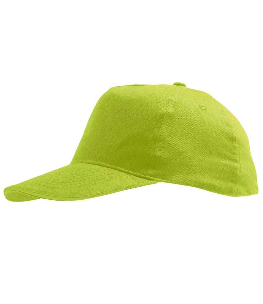 SOL'S Kids Sunny Cap in ONE Apple Green by SOL'S — Custom branded clothing by Print Press, featuring premium embroidery produced in our specialist print lab in the UK.