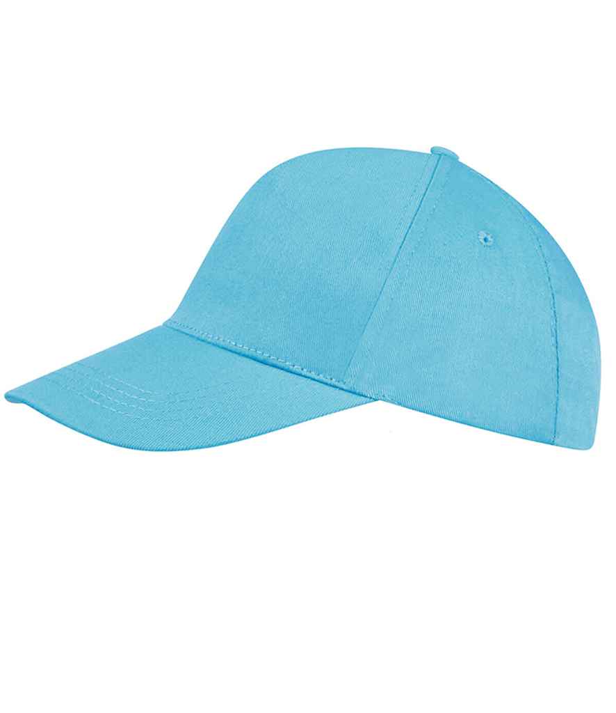 SOL'S Buzz Cap in ONE Atoll Blue by SOL'S — Custom branded clothing by Print Press, featuring premium embroidery produced in our specialist print lab in the UK.