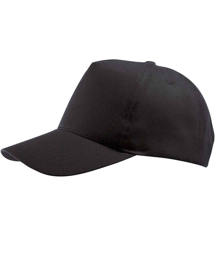 SOL'S Buzz Cap in ONE Black by SOL'S — Custom branded clothing by Print Press, featuring premium embroidery produced in our specialist print lab in the UK.