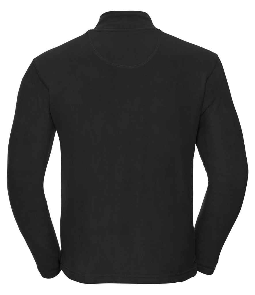 Russell Zip Neck Micro Fleece in by Russell — Custom branded clothing by Print Press, featuring premium embroidery produced in our specialist print lab in the UK.