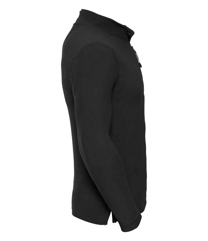 Russell Zip Neck Micro Fleece in by Russell — Custom branded clothing by Print Press, featuring premium embroidery produced in our specialist print lab in the UK.