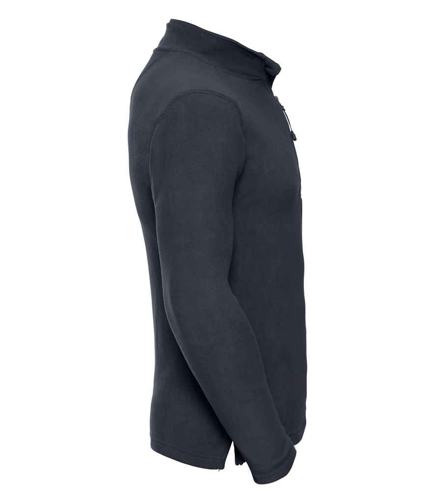Russell Zip Neck Micro Fleece in by Russell — Custom branded clothing by Print Press, featuring premium embroidery produced in our specialist print lab in the UK.