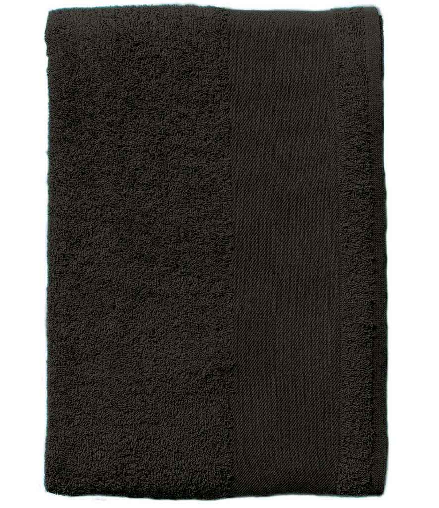 SOL'S Island 50 Hand Towel in ONE Bottle Green by SOL'S — Custom branded clothing by Print Press, featuring premium embroidery produced in our specialist print lab in the UK.