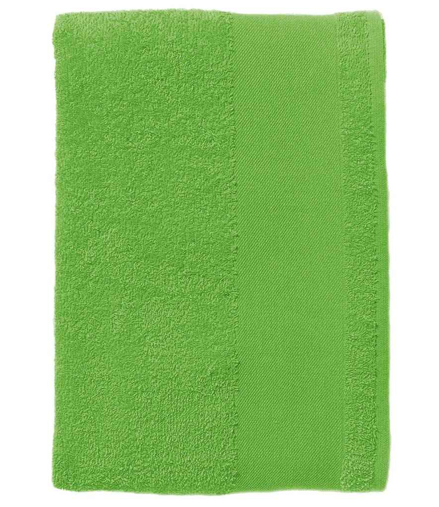 SOL'S Island 100 Bath Sheet in ONE Lime Green by SOL'S — Custom branded clothing by Print Press, featuring premium embroidery produced in our specialist print lab in the UK.