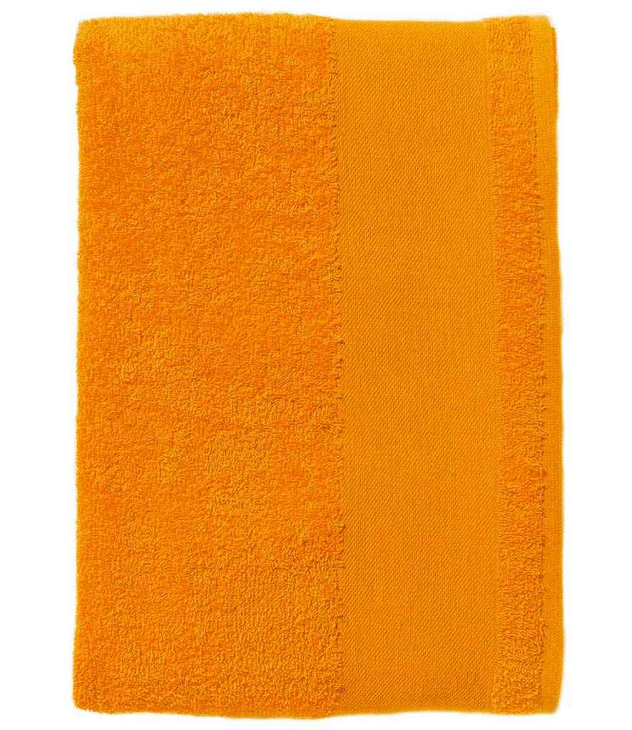 SOL'S Island 30 Guest Towel in ONE Orange by SOL'S — Custom branded clothing by Print Press, featuring premium embroidery produced in our specialist print lab in the UK.