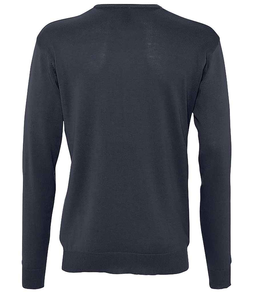 SOL'S Galaxy Cotton Acrylic V Neck Sweater in by SOL'S — Custom branded clothing by Print Press, featuring premium embroidery produced in our specialist print lab in the UK.
